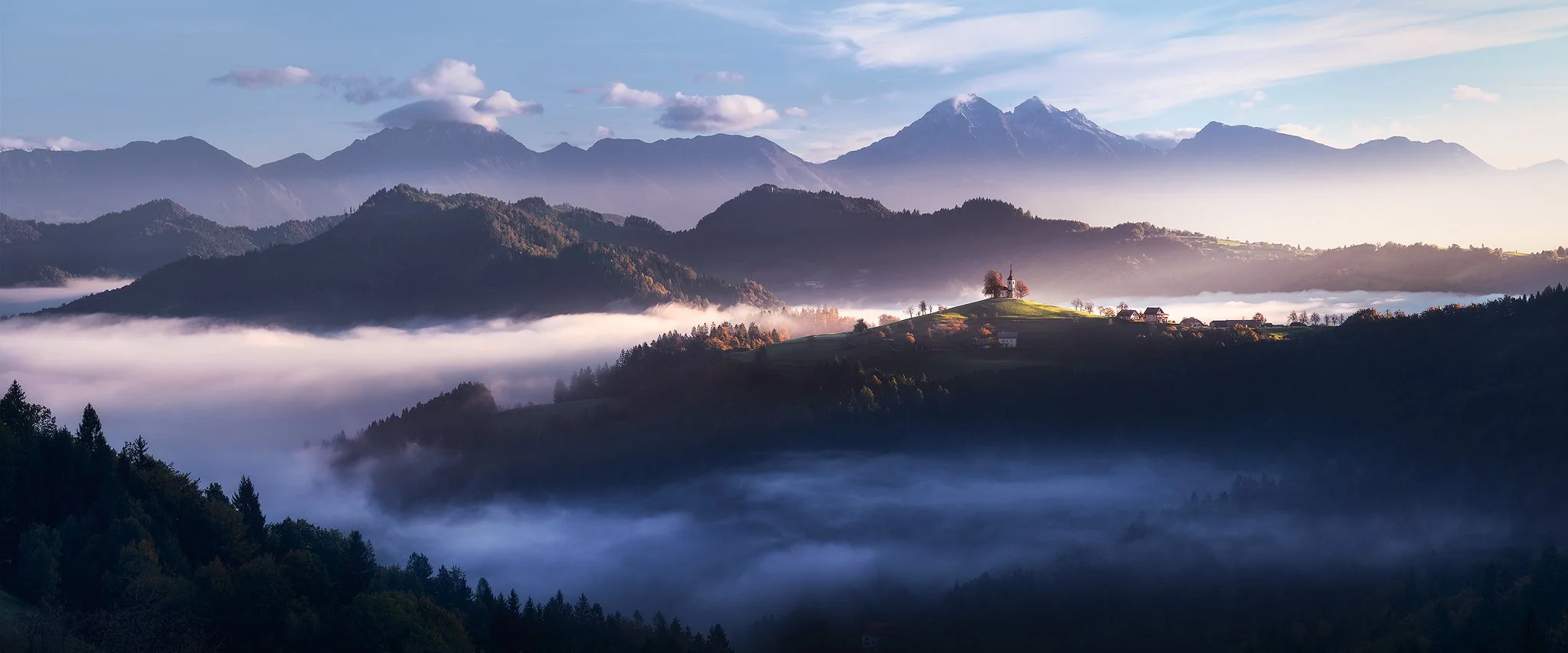 Sunrise Over the Clouds