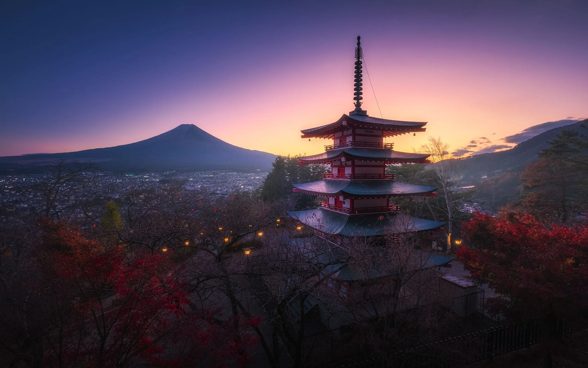 Fuji Sunset Glow