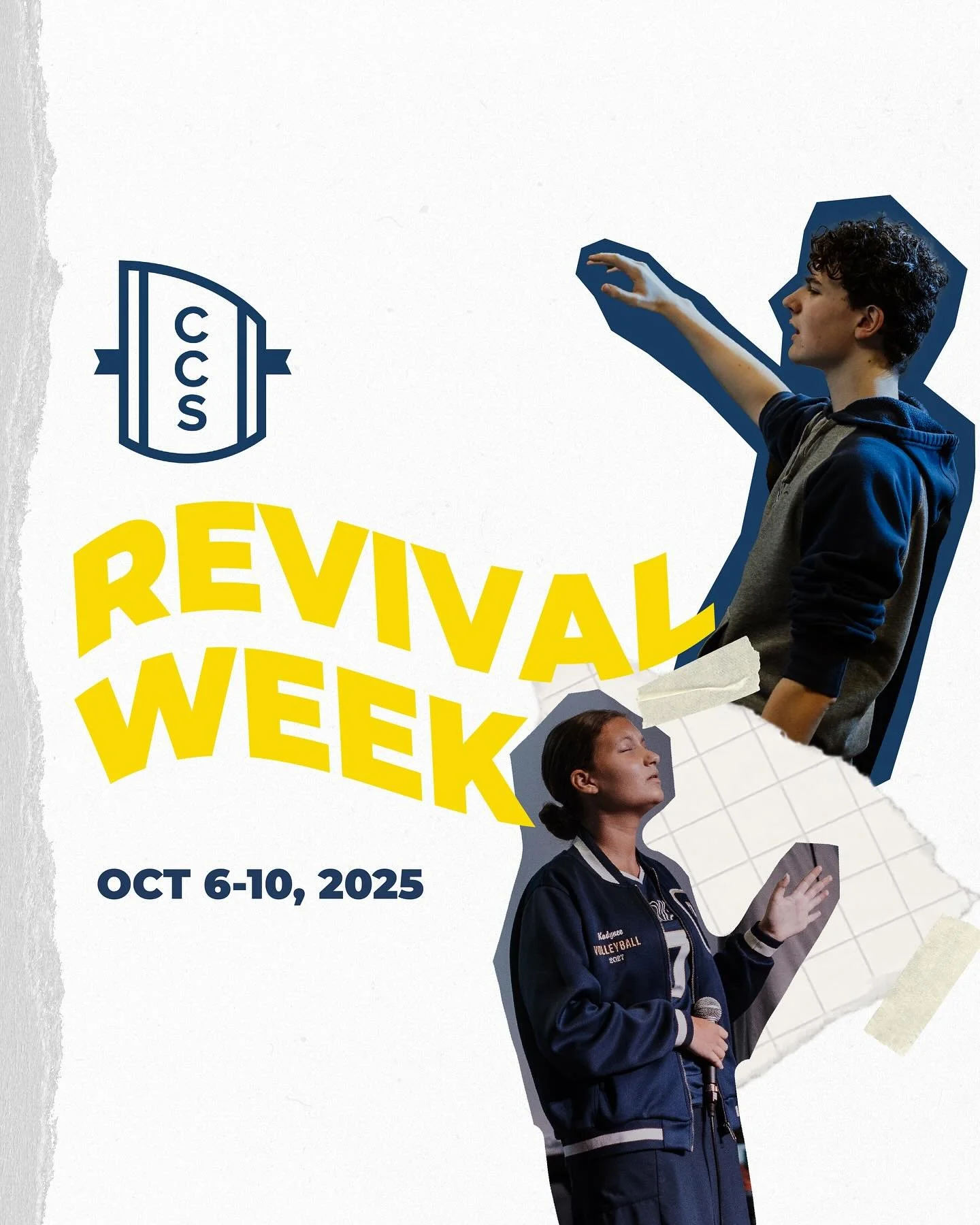 Revival Week is almost here!! 🙌🏼💙

We are looking forward to hosting Revival Week for the second year! Our students will take part in devotionals, split sessions, and powerful revival services. 

We are believing for a special move of God in our s