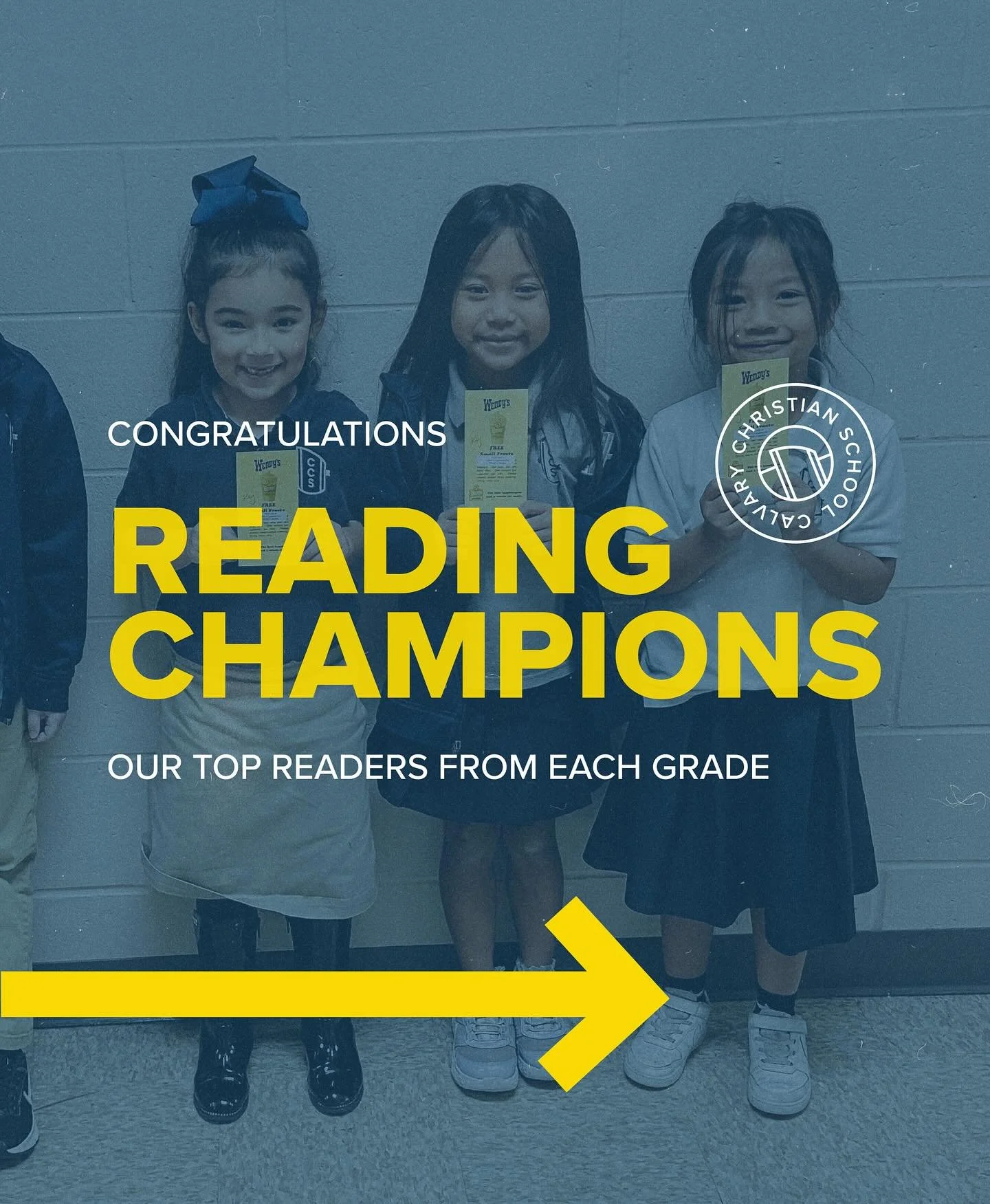 Congratulations to our Reading Champions! 🏆

Each of these students were recognized as the top readers in their grade. We are proud of their accomplishment! 📚