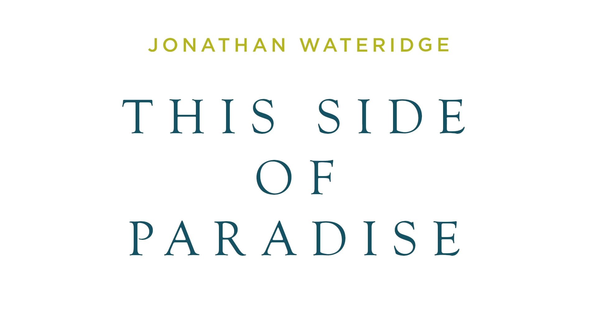 THIS SIDE OF PARADISE