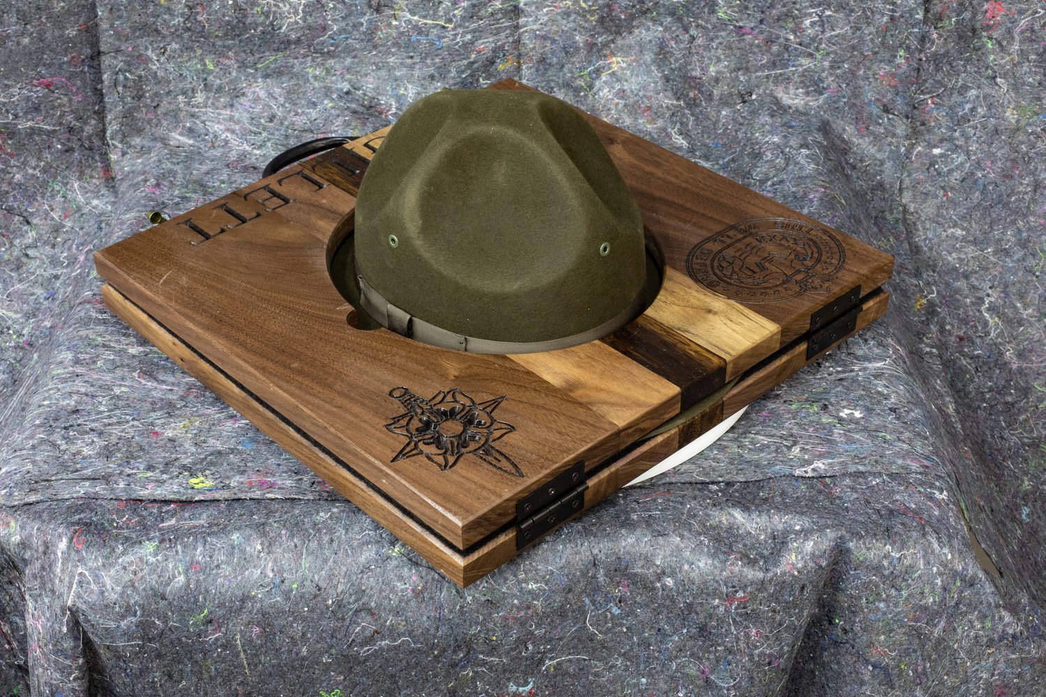 Custom Drill Sergeant Hat Press — Campbell Creations