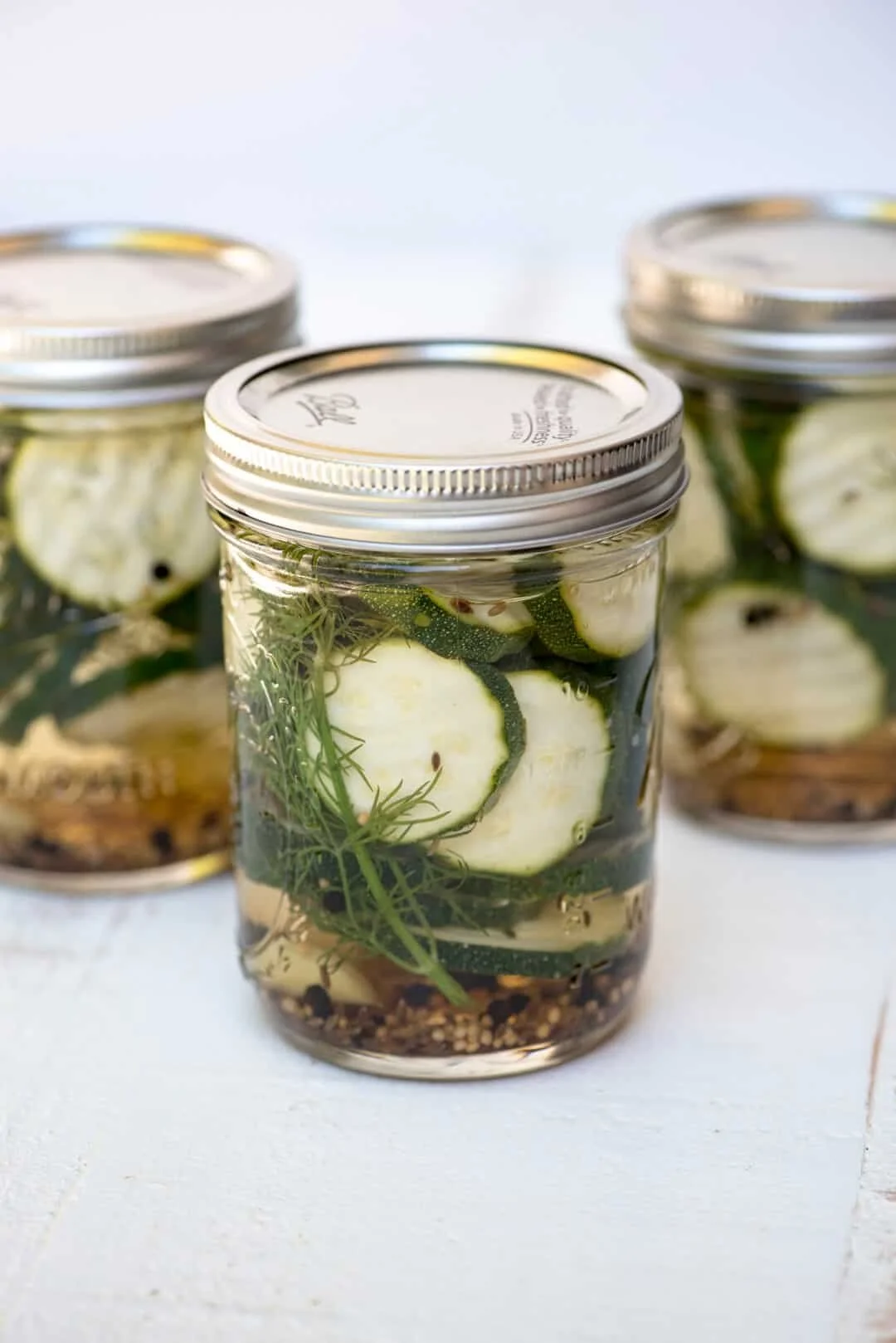 Summer squash and cucumber refrigerator pickles