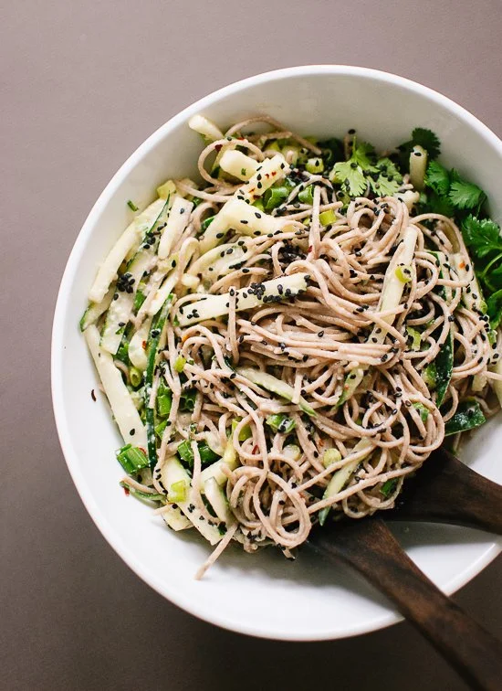 Cucumber sesame noodles