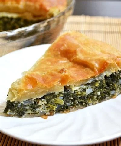Spinach and herb cheese pie