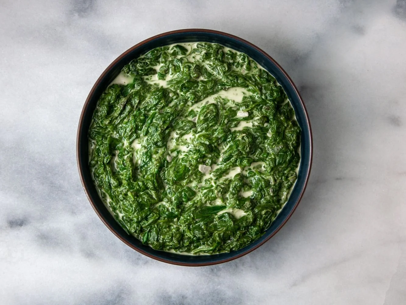 Vegan creamed spinach