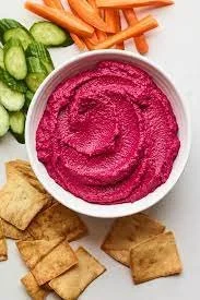 Roasted beet and carrot hummus
