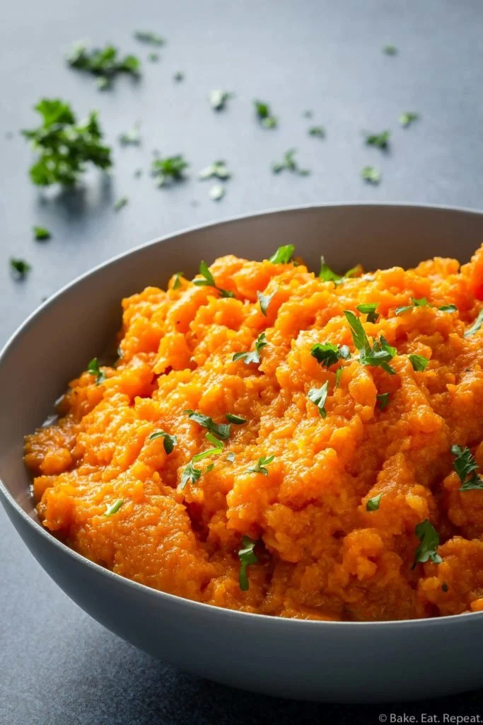 Savory turnip and carrot mash