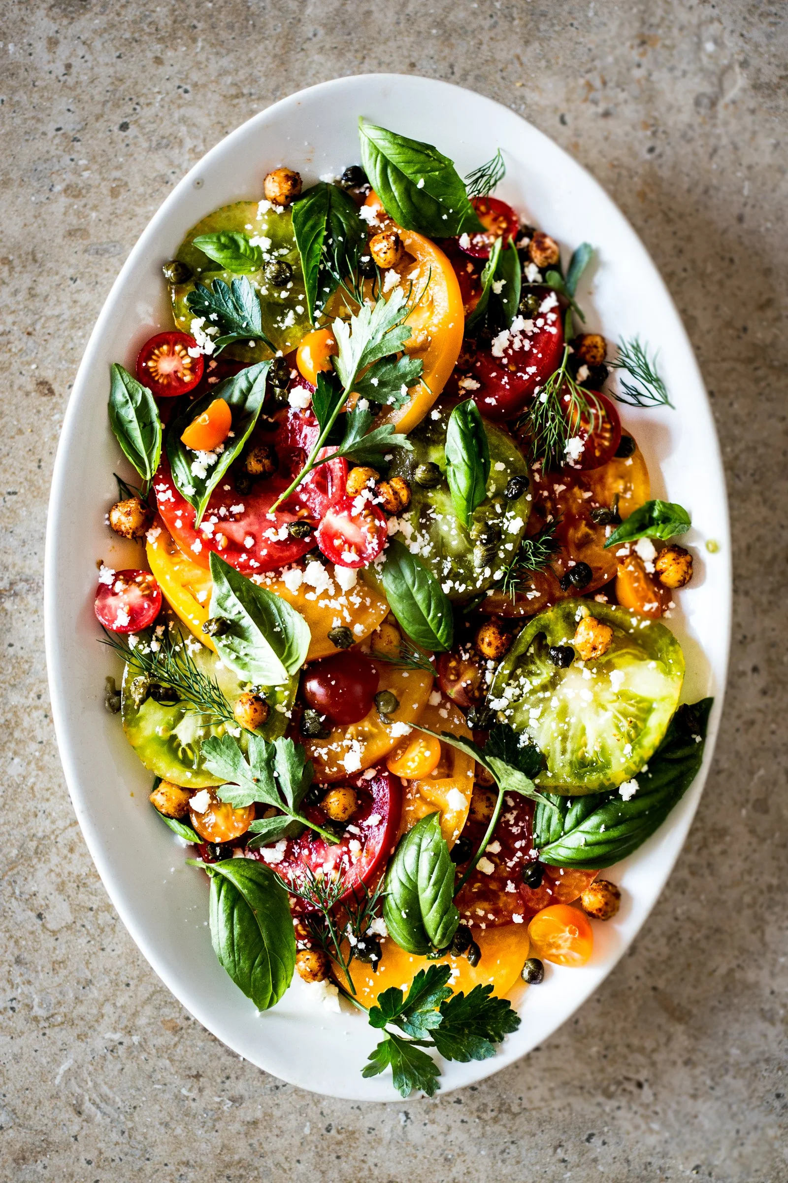 Late Summer Salad with Maple Dijon Vinaigrette