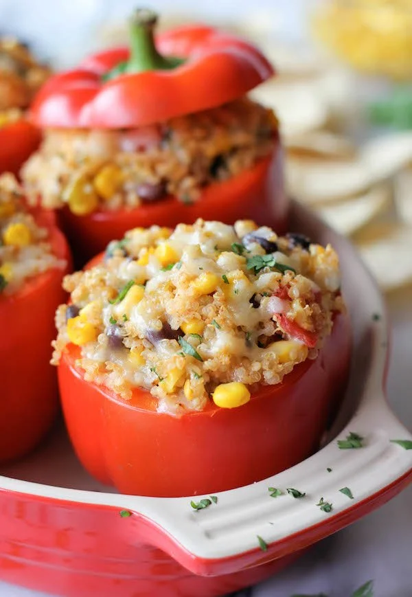 Vegetarian Stuffed Sweet Peppers