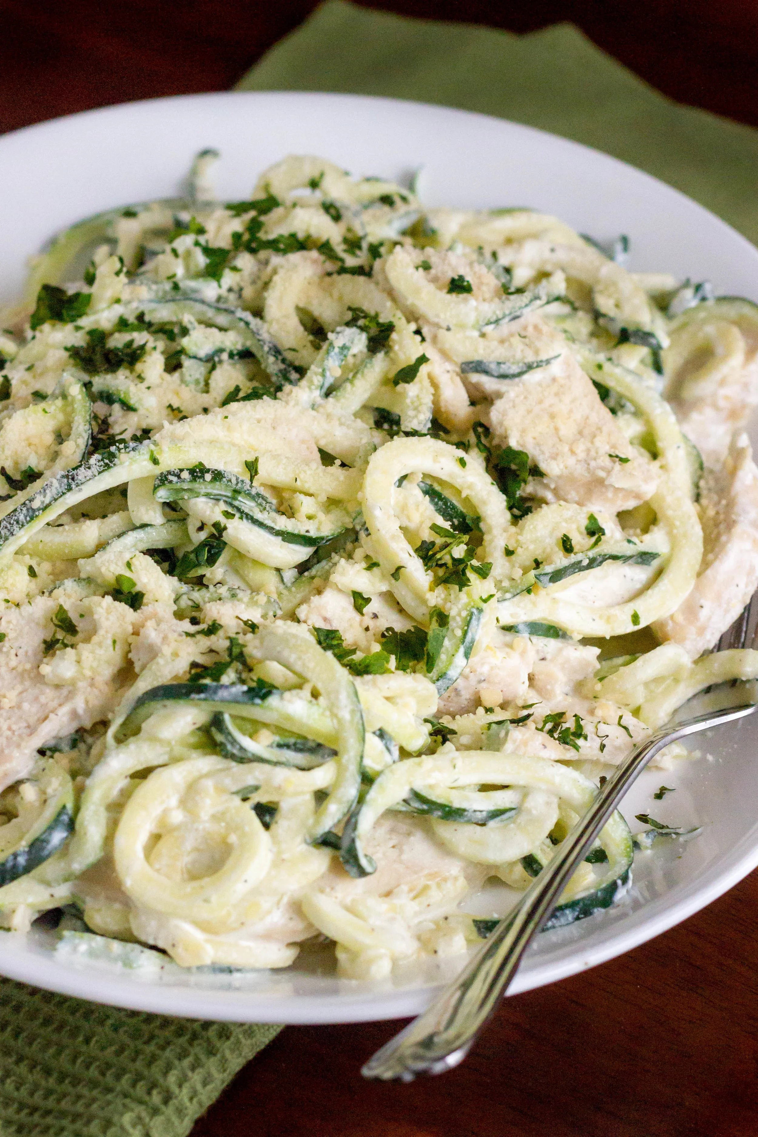 Creamy Lemon Zucchini Pasta