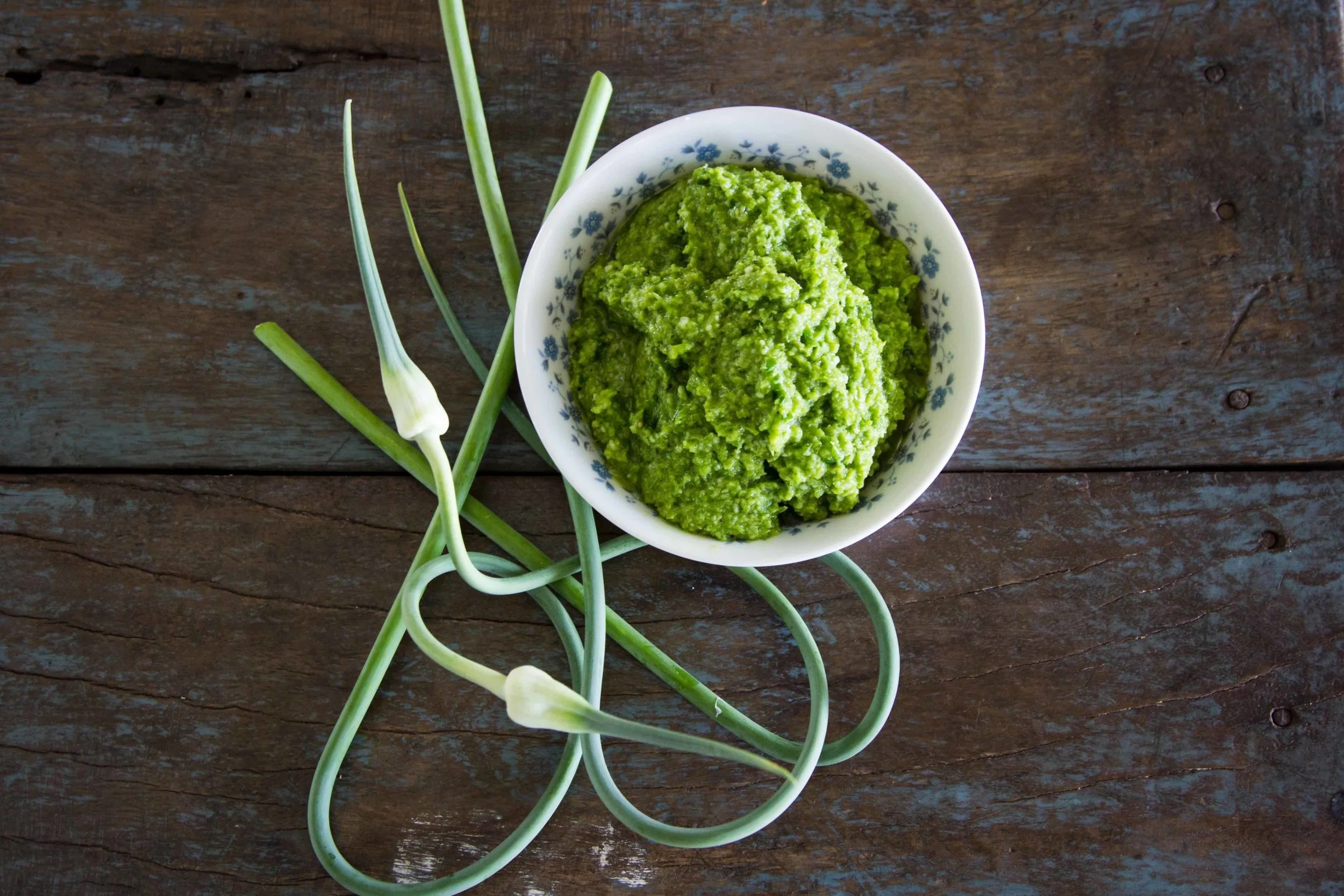 Garlic Scape Pesto