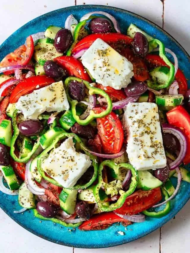 Bright and Crunchy Greek Salad
