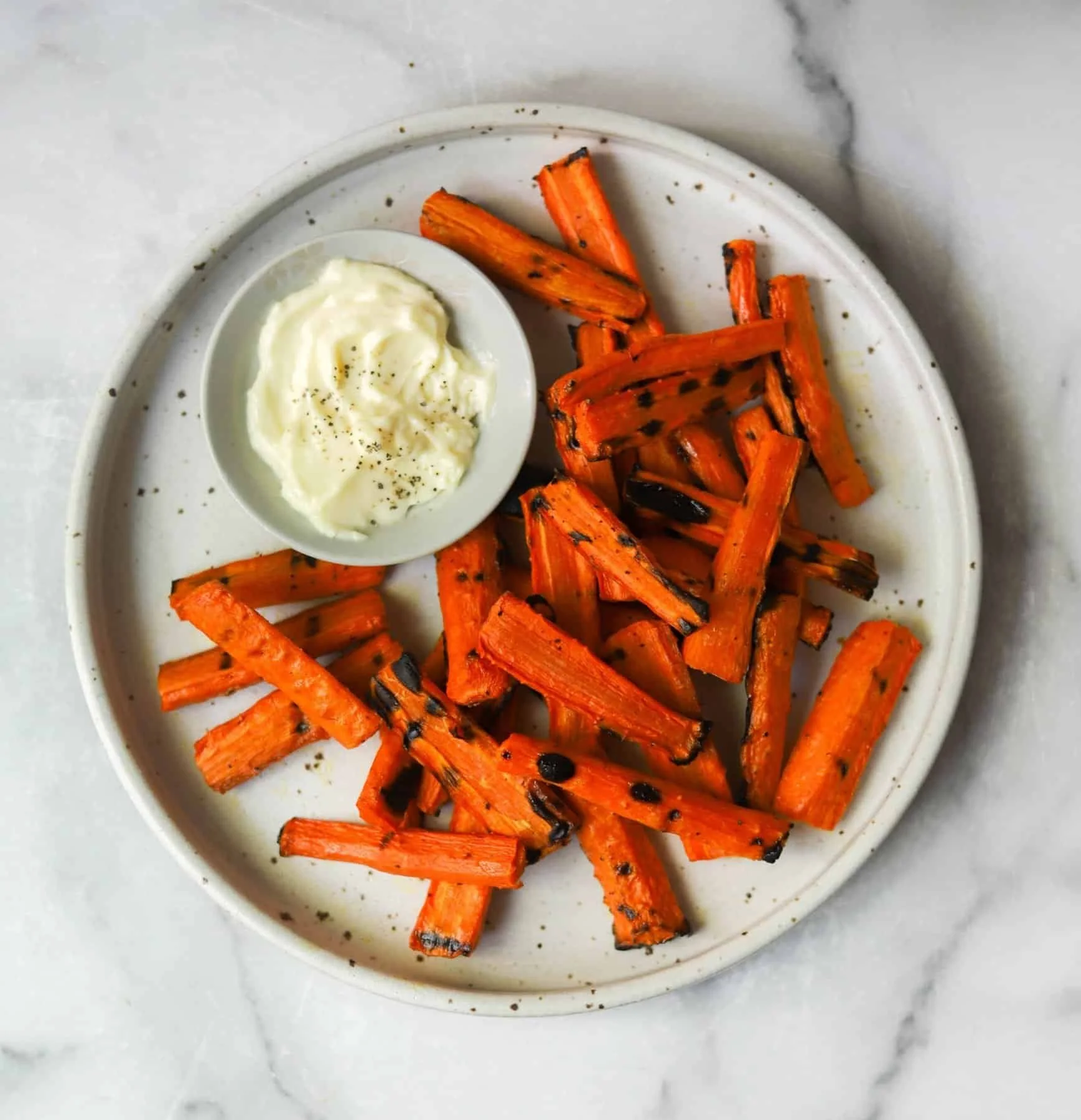 Carrot Fries with Spicy Aioli