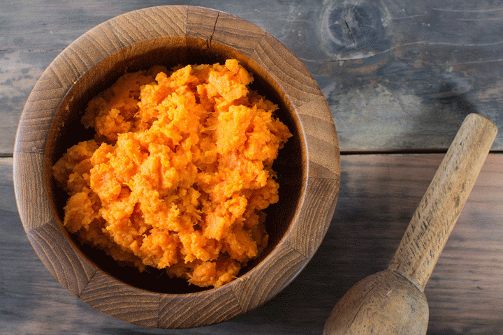 Coconut Mashed Sweet Potatoes