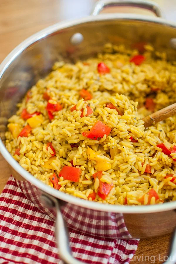 Baked Sweet Pepper Rice&nbsp;