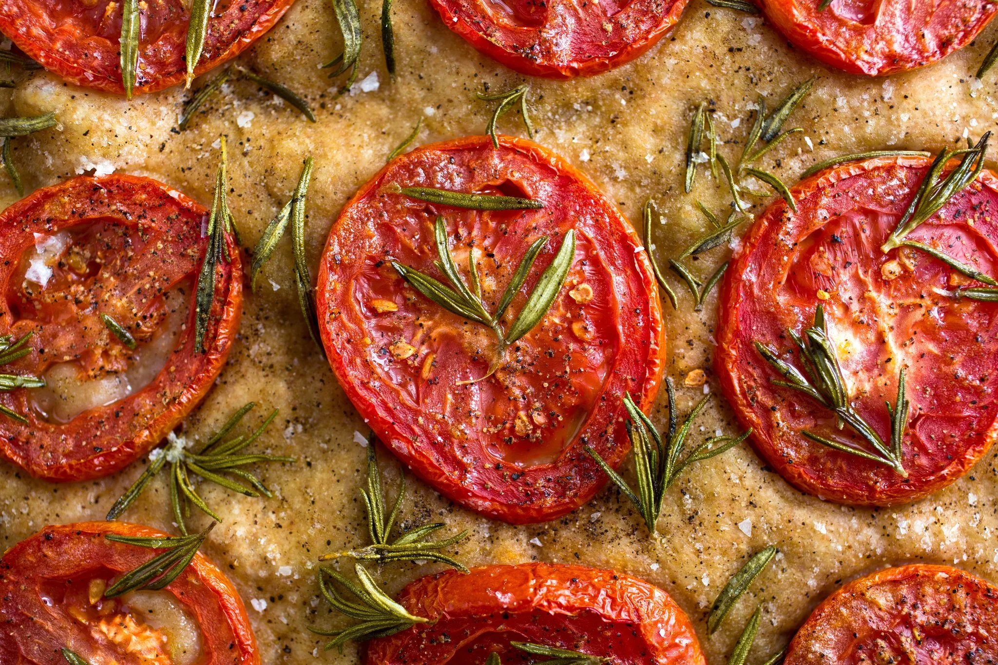 Rosemary Tomato Focaccia