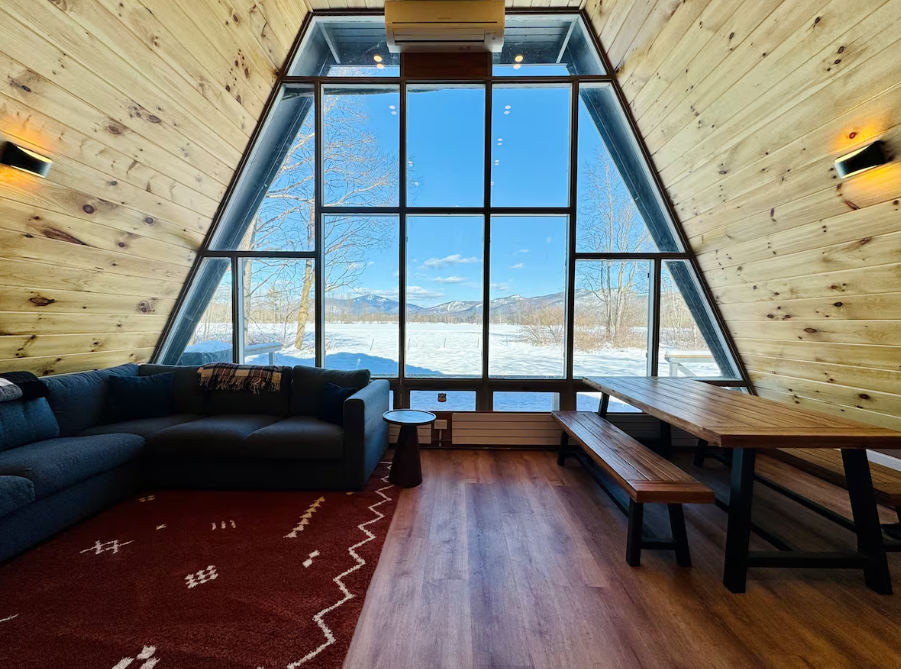 window view from new hampshire airbnb