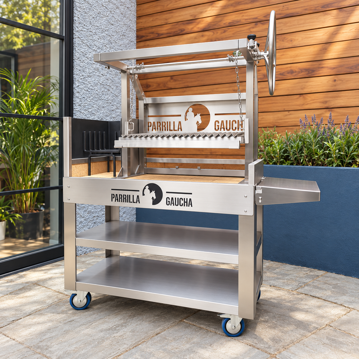 asado home pro cli stainless steel trolley.png