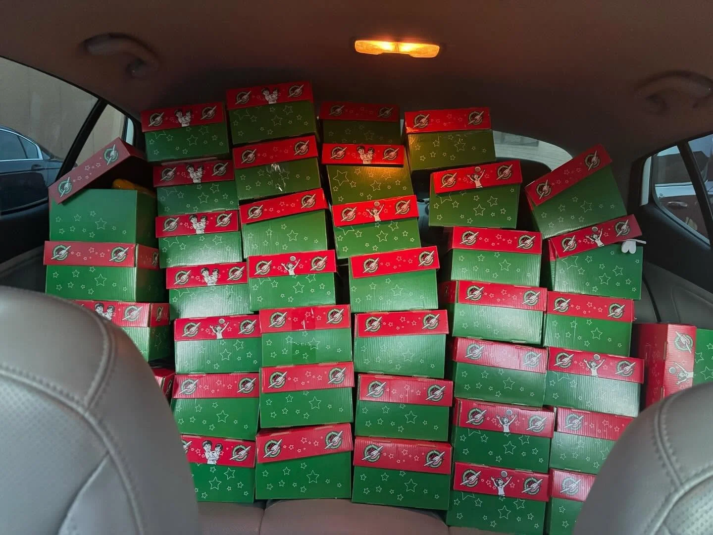 One really packed car and a whole lot of boxes full of love! The Operation Christmas Child Boxes have been sent off to their distribution sites 👏Thanks to everyone who generously gave this year. Thanks to all the volunteers who make this program hap