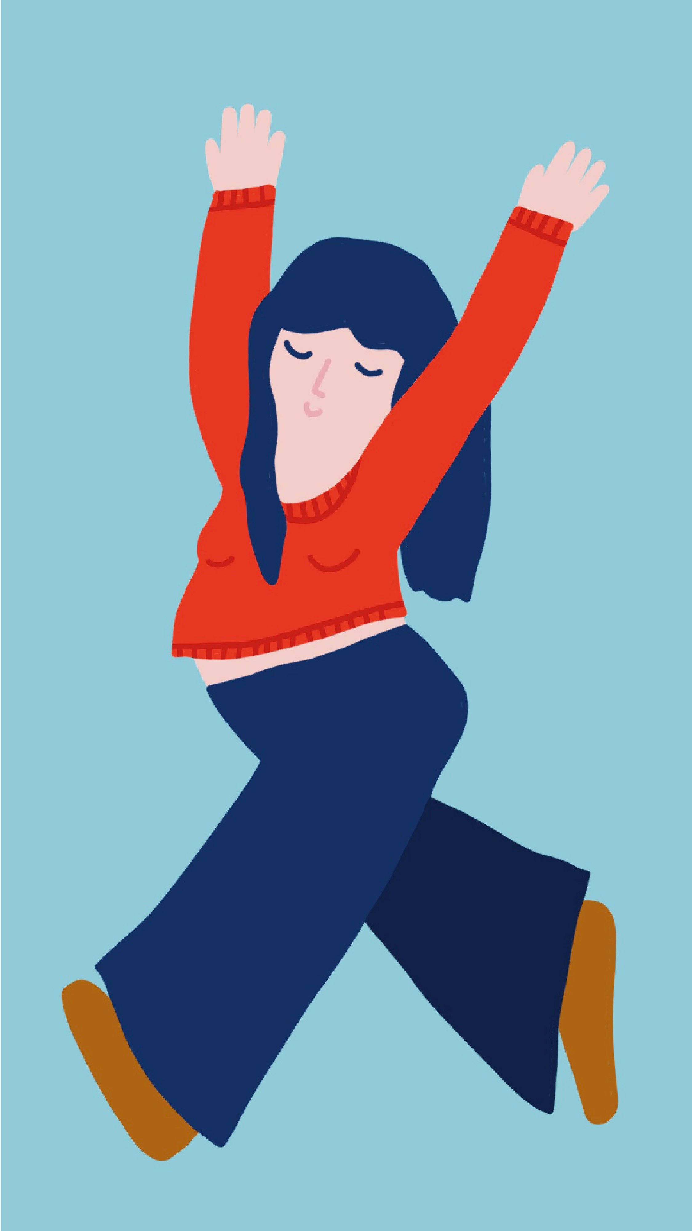 wallpaper-happy girl