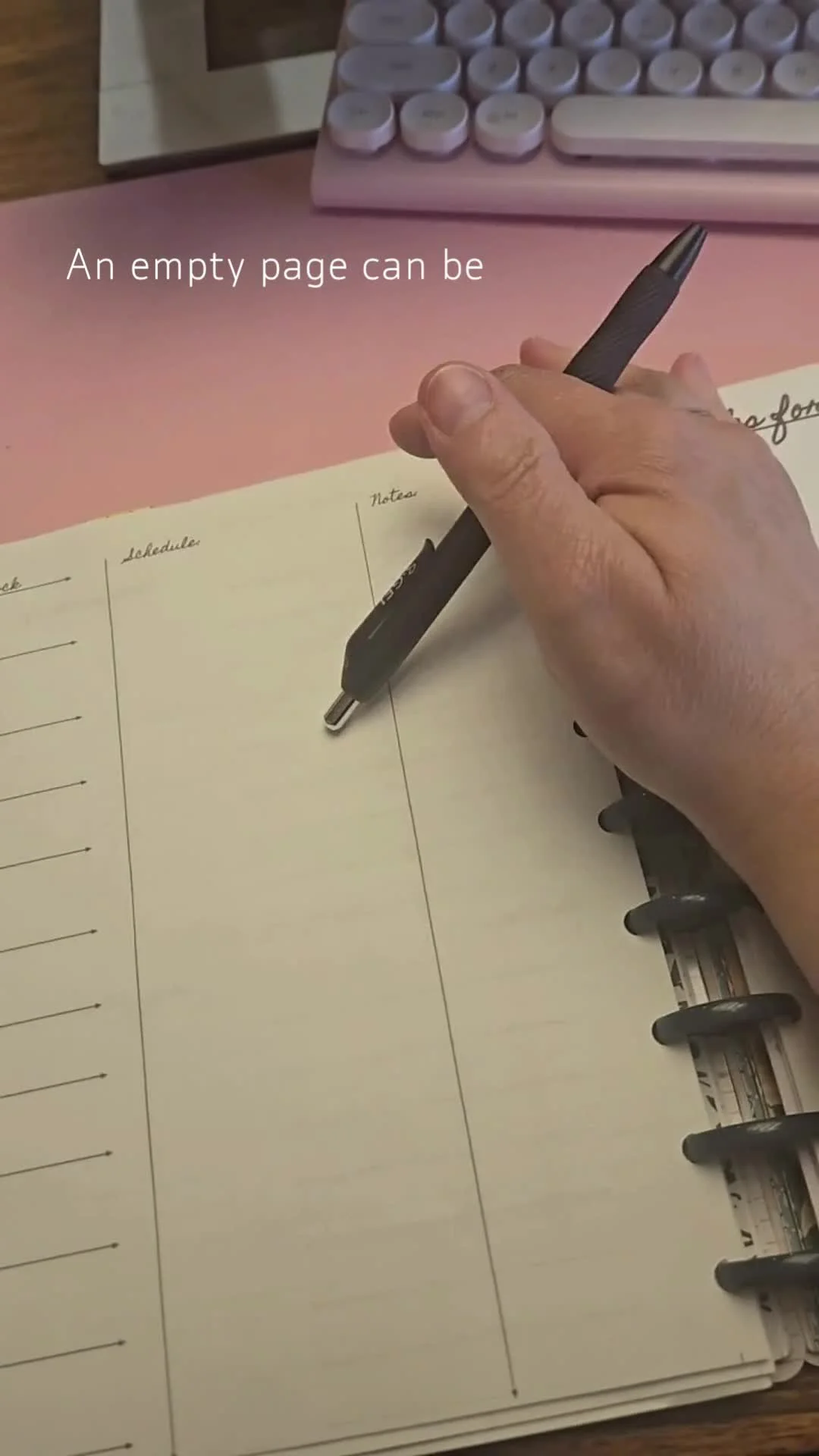 There are days I sit down with my planner and feel completely stuck.
What plans do I actually have?
What tasks need my attention?
Who am I supposed to call or check in with?
The questions swirl around in my mind, and the overwhelm sets in. I stare