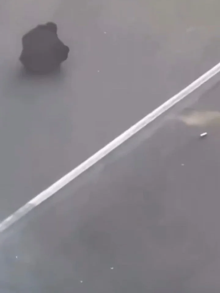 Today in Iran; an unarmed citizen sits calmly before the Islamic Republic regime&rsquo;s force.
This is a familiar position in every dictatorship&rsquo;s endgame. #iranprotests