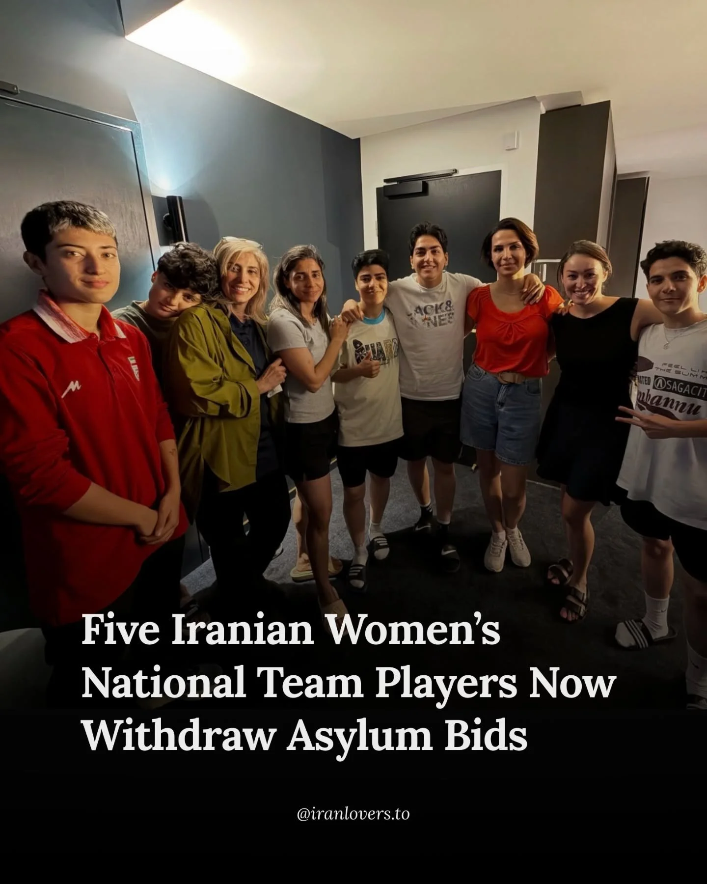 Update as of March 15. Reports indicate the team has faced increasing pressure involving threats against their families from the time they left Iran to now.