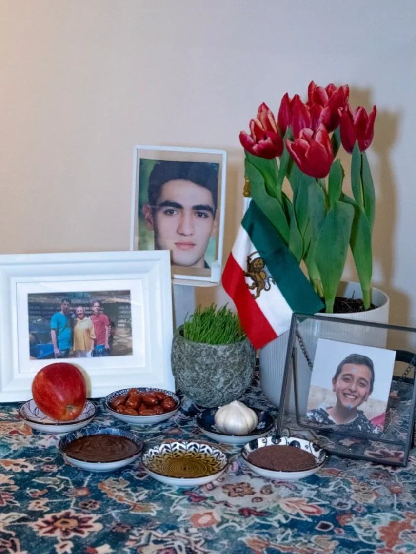 Nowruz, the Persian New Year, celebrated across cultures, marked by the haft-sin, seven symbols of life, of beginnings, of hope.

But some years, hope feels quieter.

This year, the table feels heavier.
As if it remembers.

Thousands and thousands we