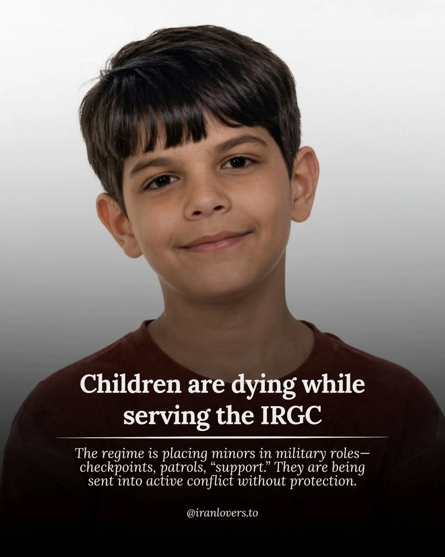 A regime that turns children into tools of war has already crossed every line. Using children in conflict is one of the clearest markers of a regime built on cruelty.