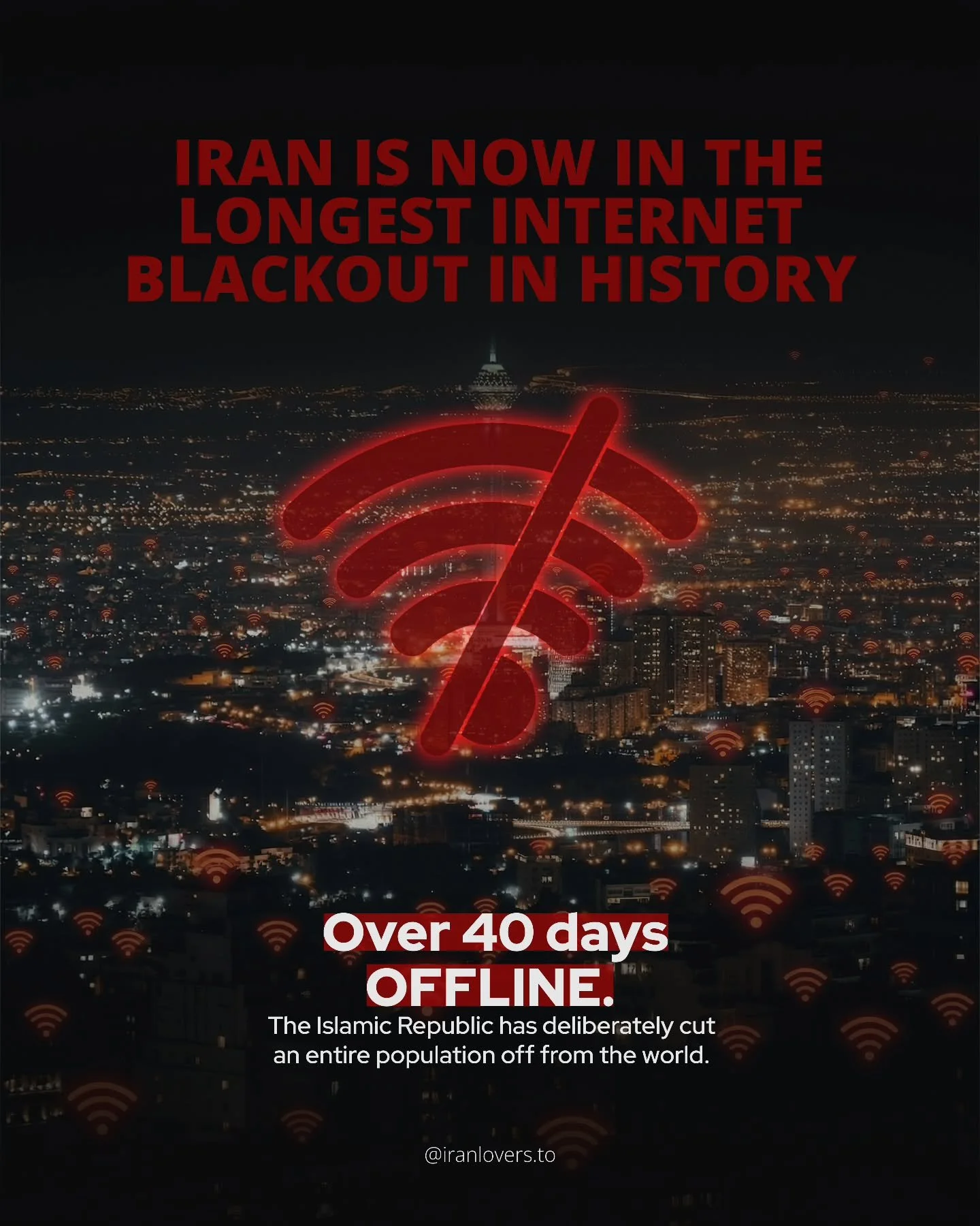 This blackout continues on  as executions are increasing across the country. With the internet cut, families cannot reach loved ones, information cannot be properly verified, and evidence of arrests, trials, and executions is harder to document and s