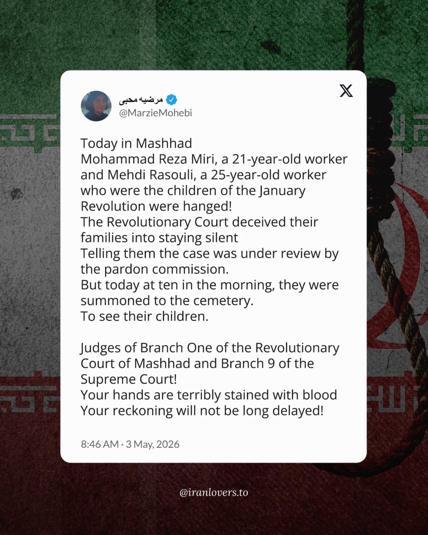 Don't stop talking about Iran 🚨