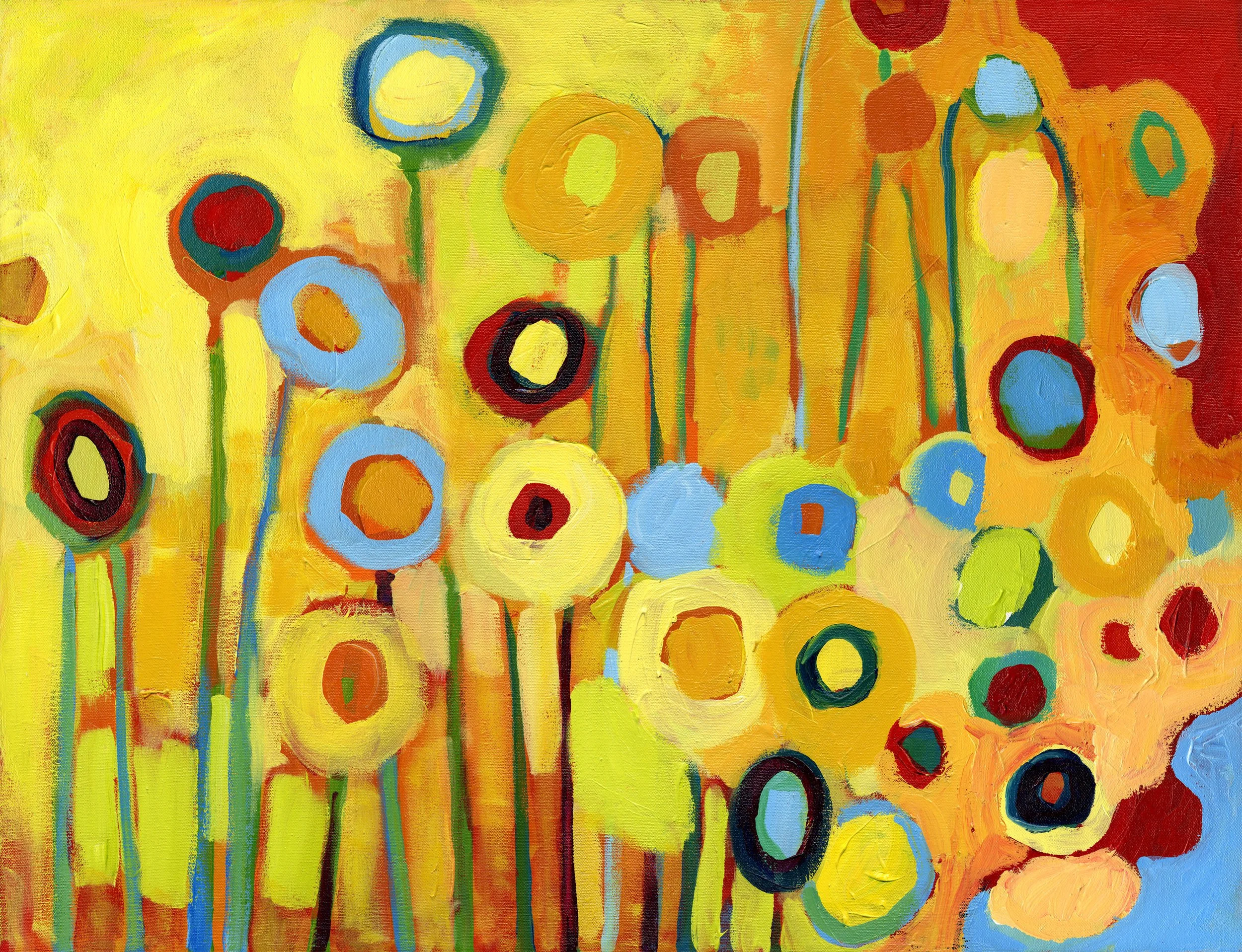 Growing in Yellow No. 4, 30x40 inch, 2013