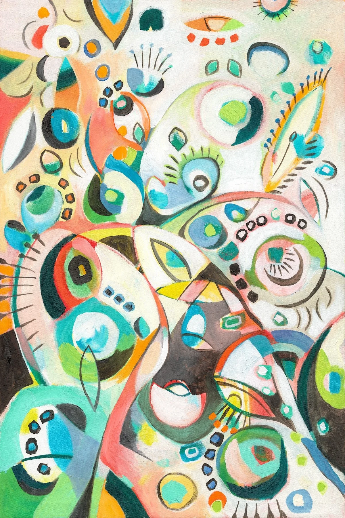 Galactic Pods, Galaxy of the Gods, 36x24 inch, 2024