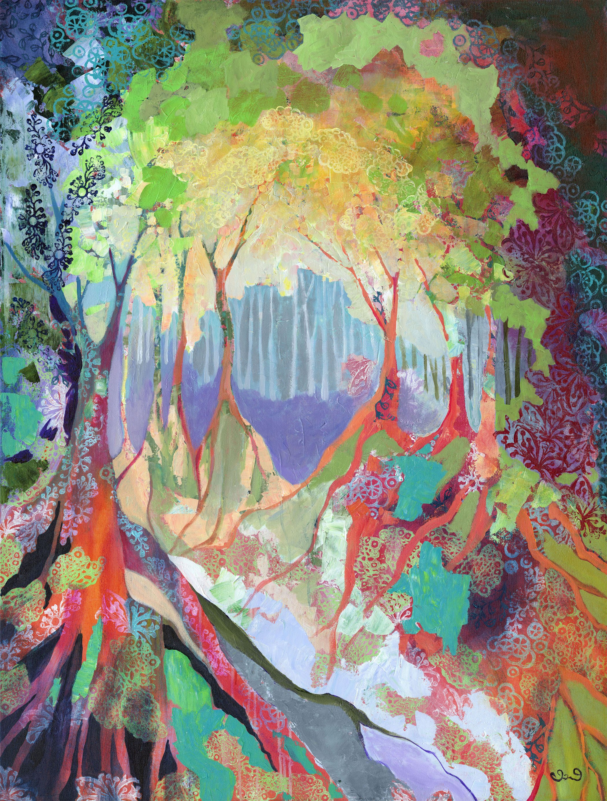 Following My Roots, 48x36 inch, 2019