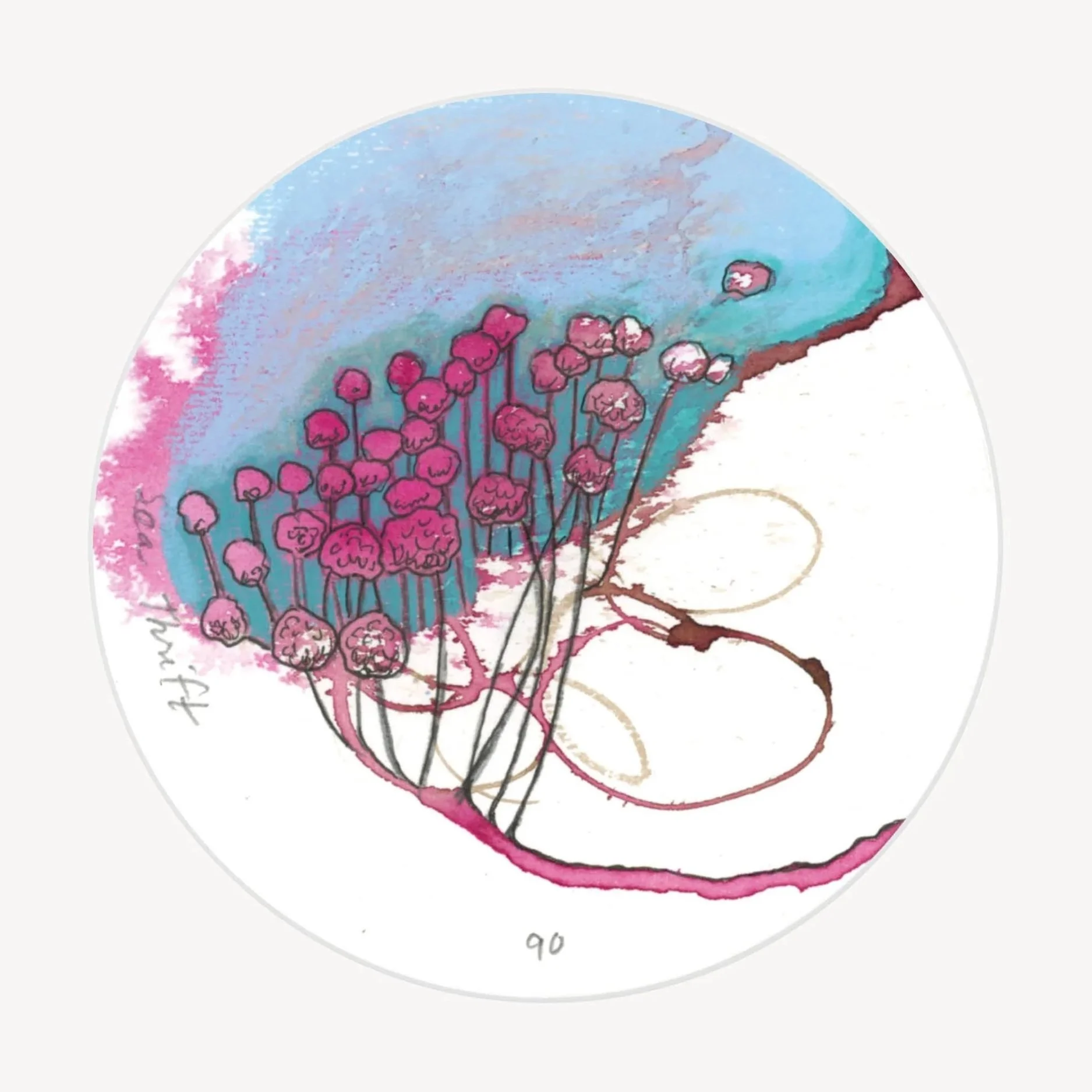 100 Days - No. 090, Sea Thrift