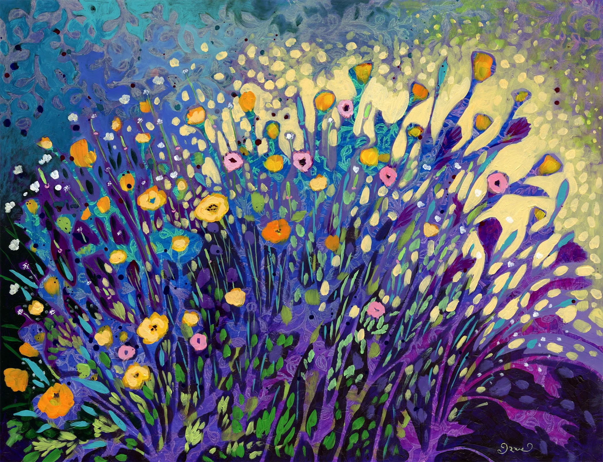 Shining Light onto My Shadows, 20x26 inch, 2016