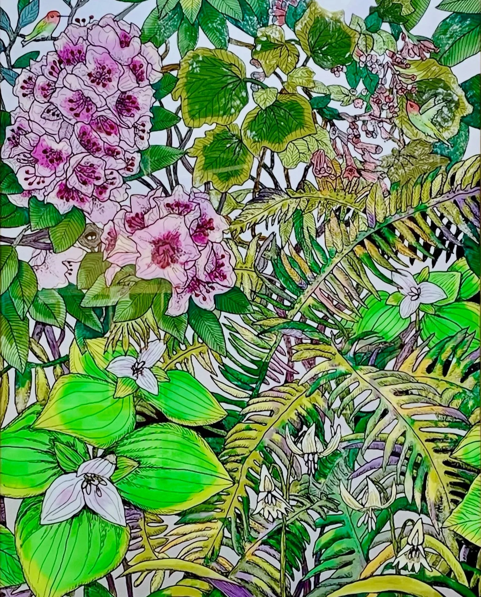 Reverse Glass Paintings | 2022-present