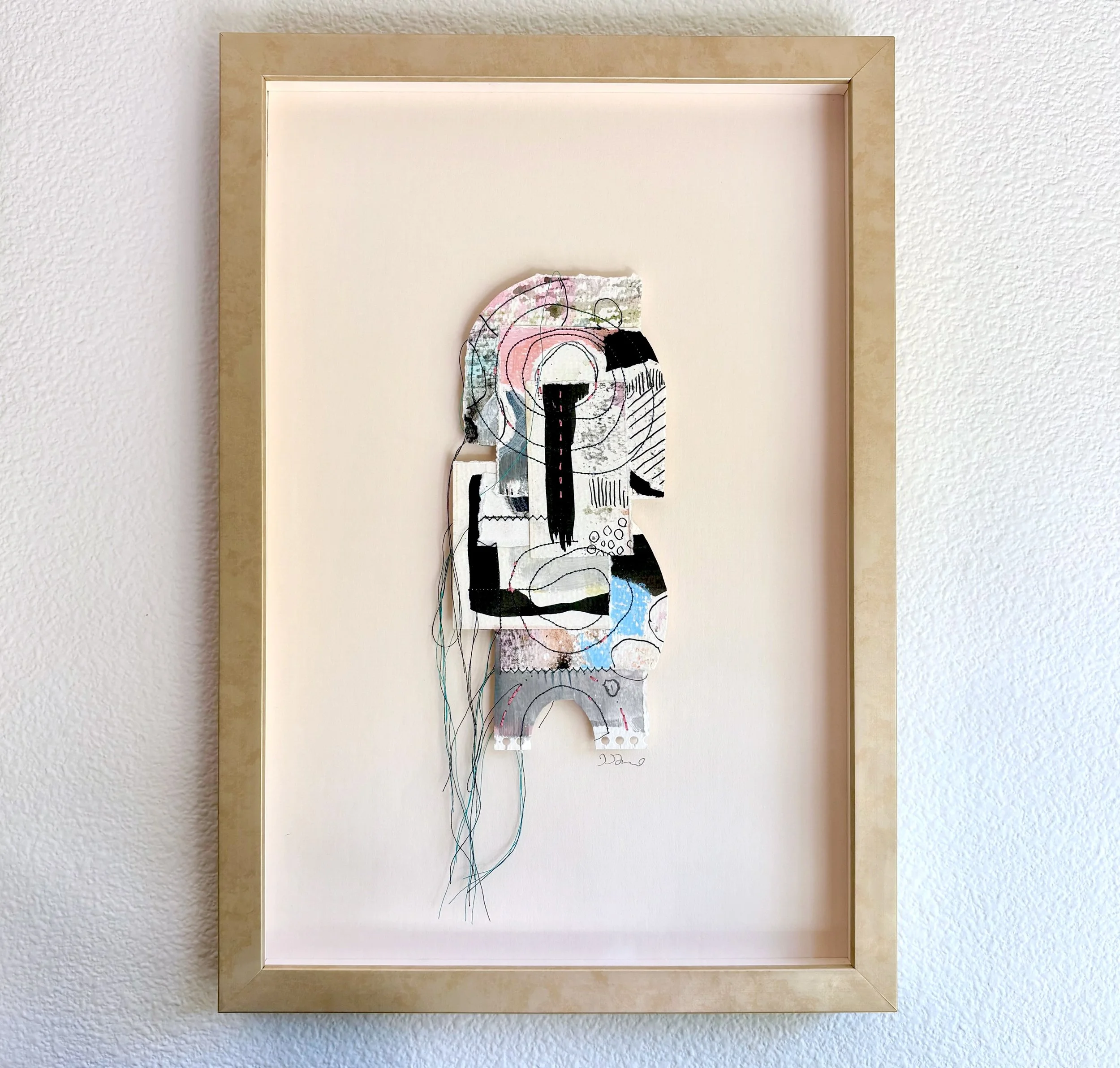 Exposed - Original Mixed Media Painting (framed)