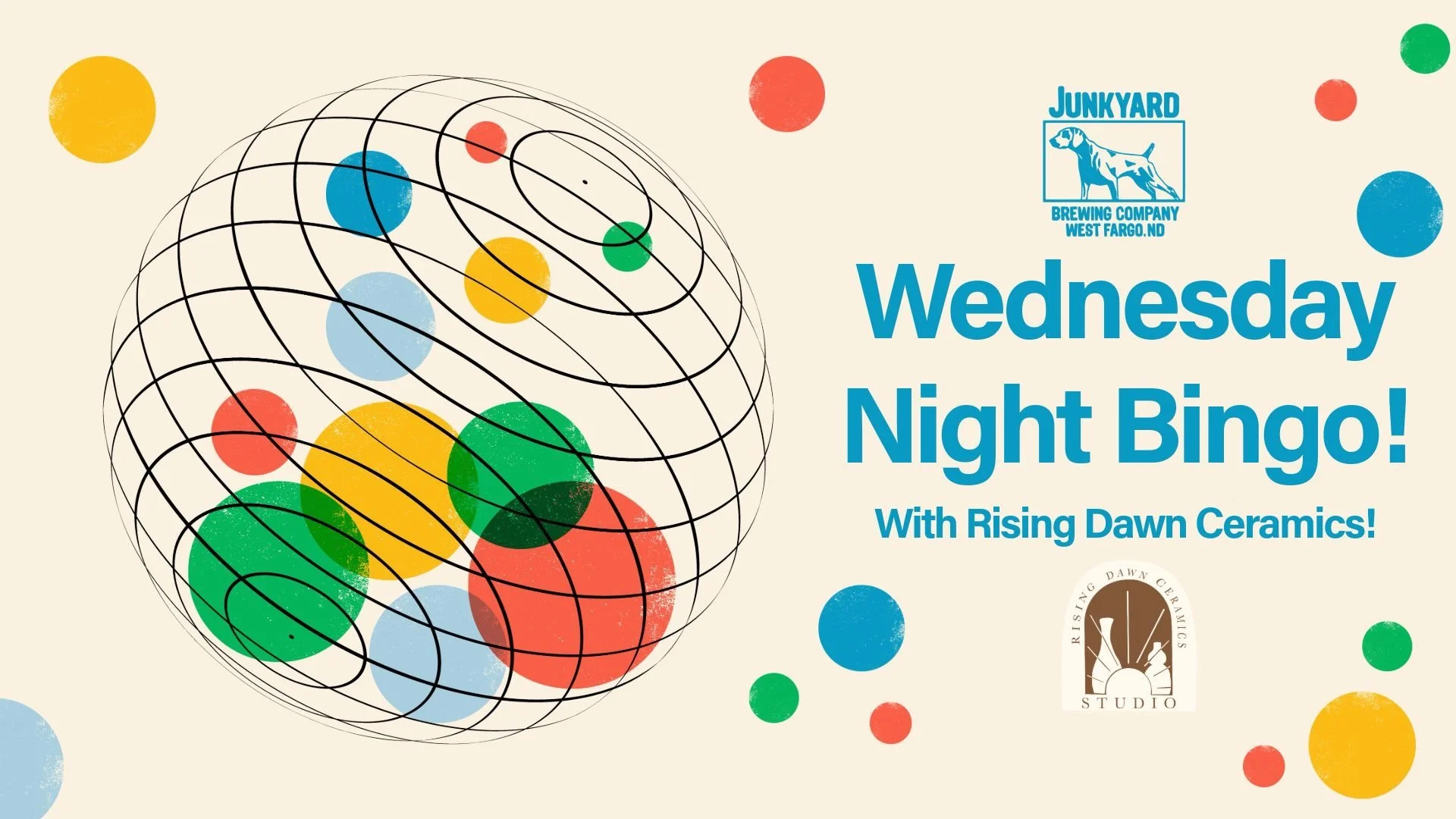 Bingo Night with Rising Dawn Ceramics! at Junkyard West Fargo 