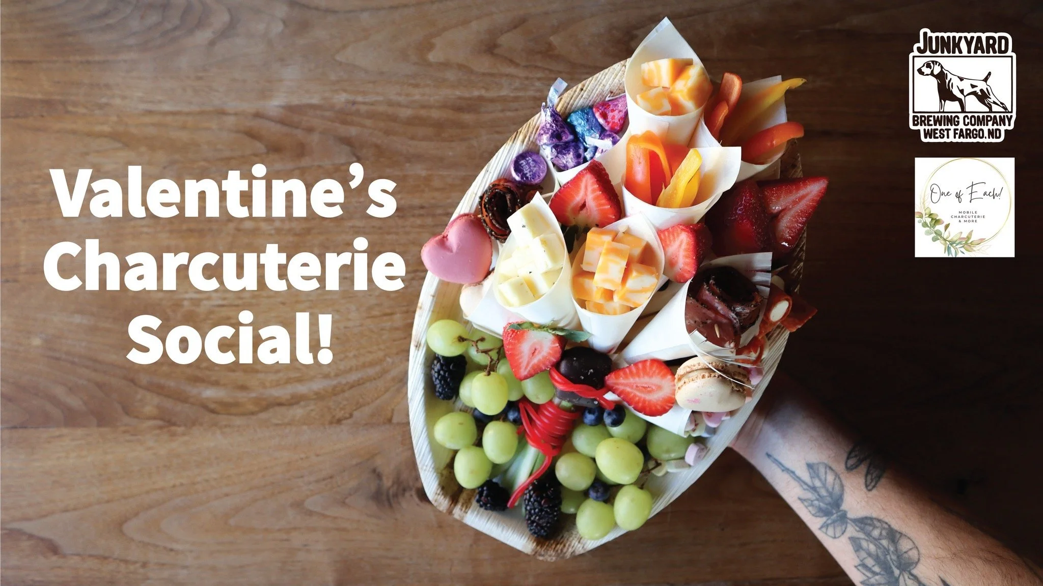Valentine's Charcuterie Social! at Junkyard West Fargo 