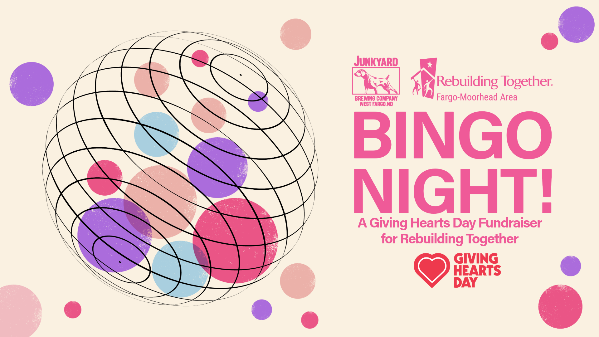 Bingo Night! A Giving Hearts Day Fundraiser for Rebuilding Together  
