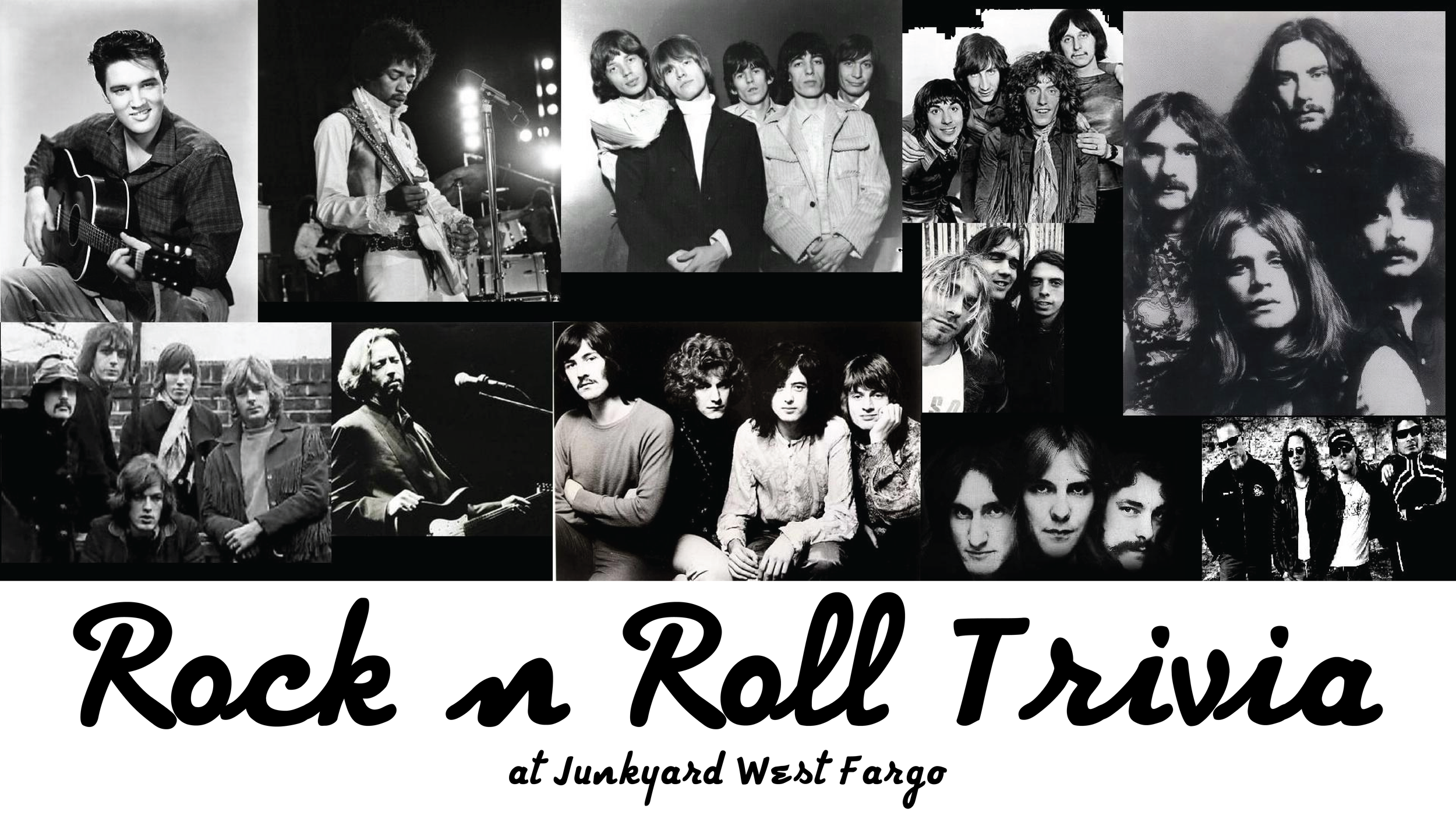 Rock n Roll Trivia! at Junkyard West Fargo 