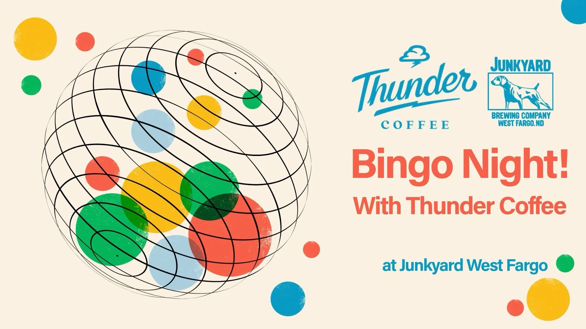 Bingo Night with Thunder Coffee! at Junkyard West Fargo 