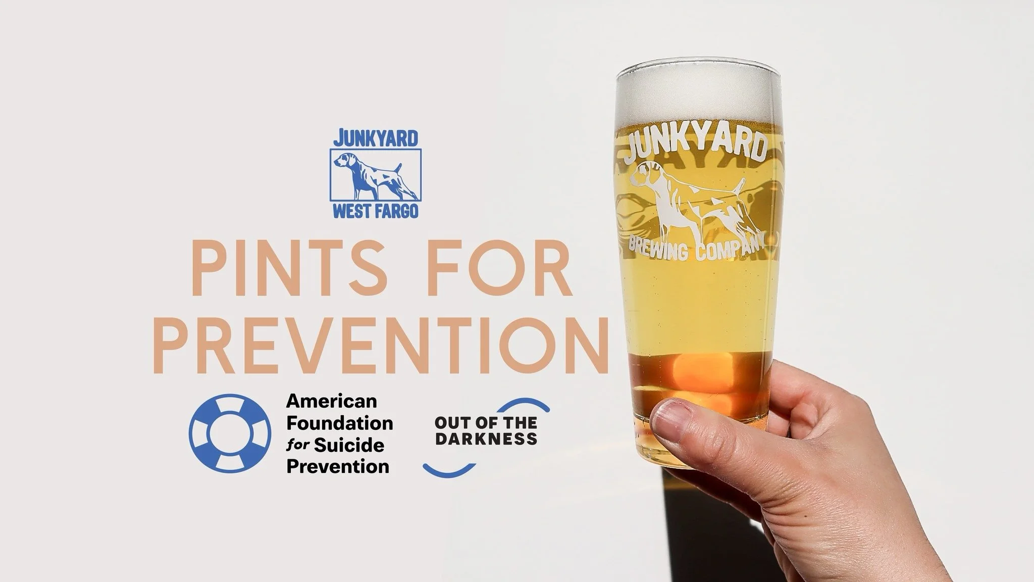 Pints For Prevention! at Junkyard West Fargo 