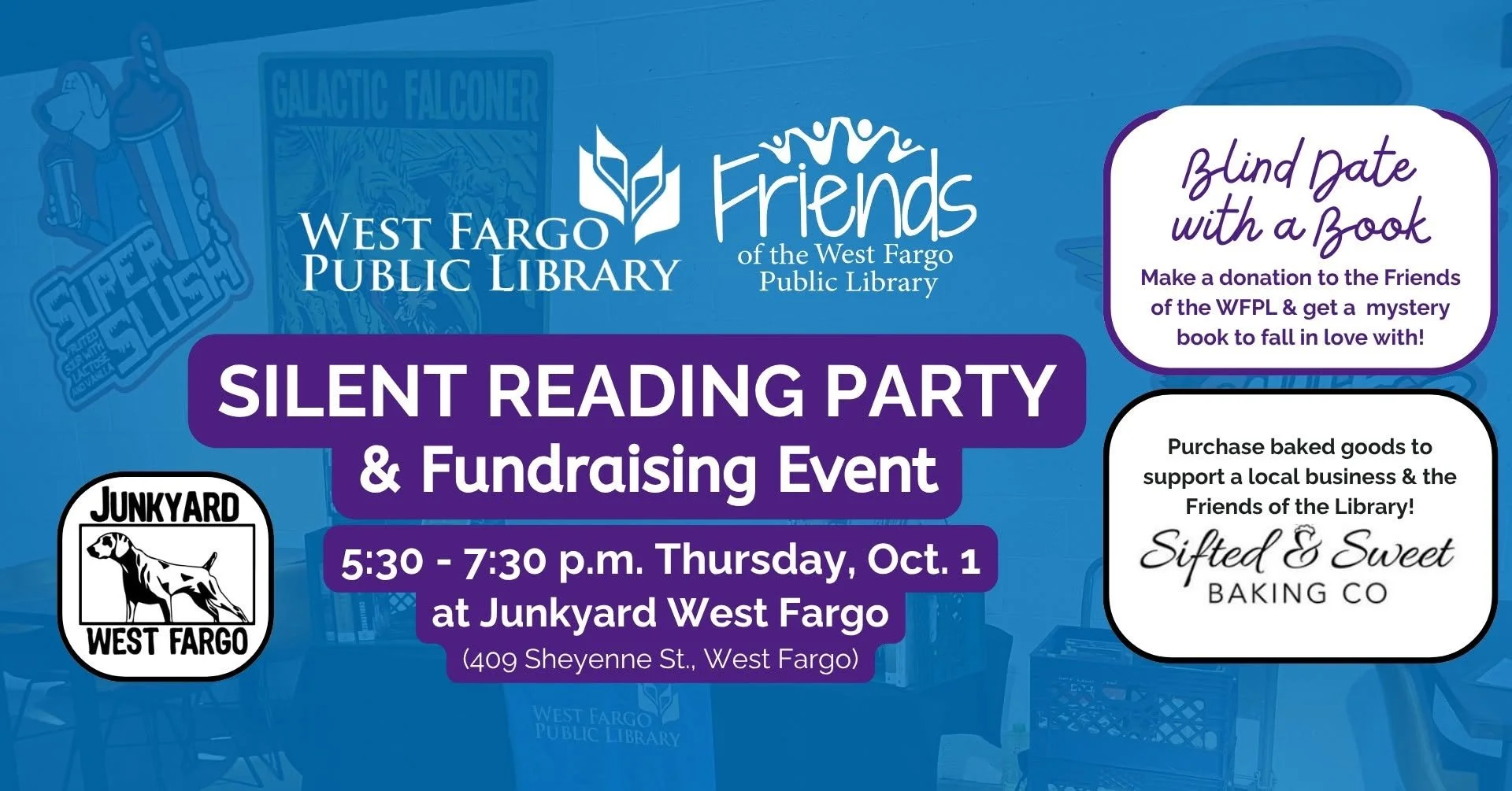 Silent Reading Party & Fundraiser