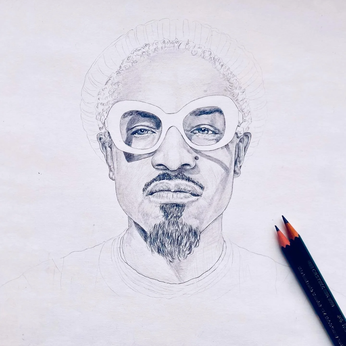 New portrait no. 236 that I started within the last few weeks. I guess most of you artists can relate to the waves of creativity. Anyone else sometimes feel like they&rsquo;ll never come up with a good idea again because life&rsquo;s just so full? An