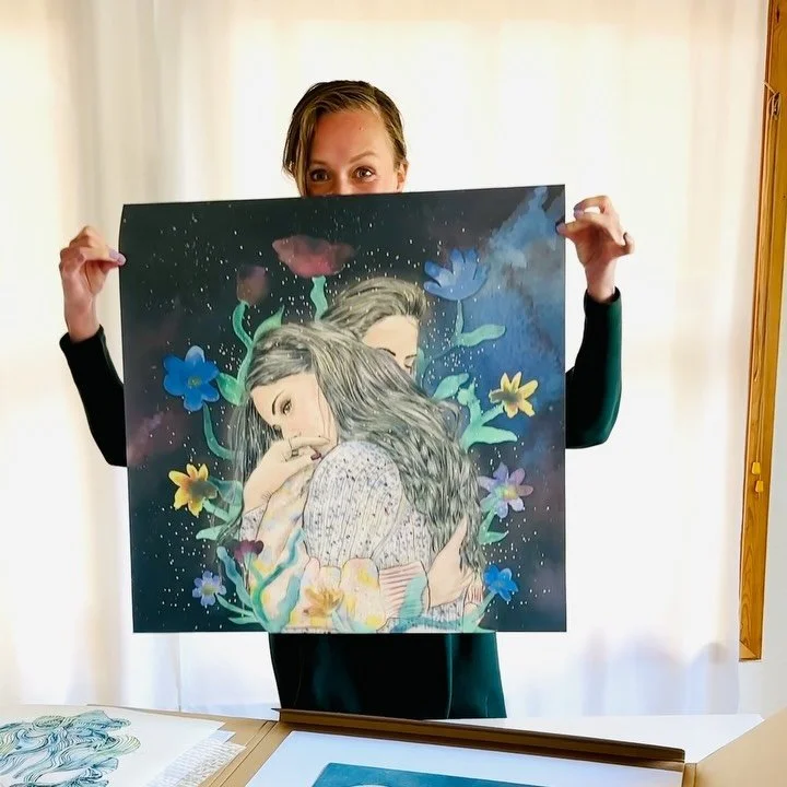 ⚡️ART PRINTS &ndash; Just in time for Christmas! ⚡️

Three of my favorite artworks are available for purchase this December! I will share some more about the meaning of each one in the next posts. 

This one is called &rdquo;Sisterhood&ldquo;. I crea