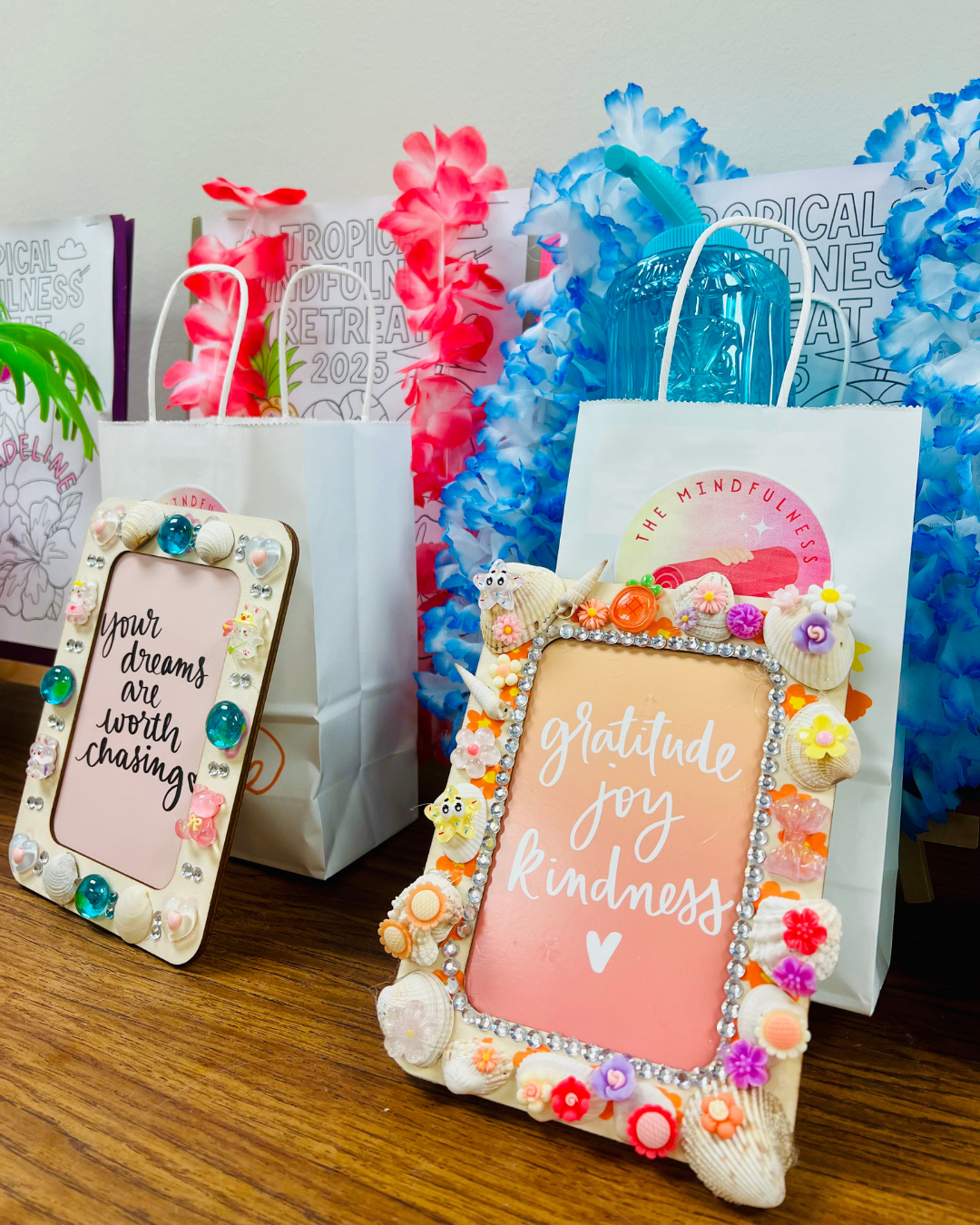 Kids practicing calming tools and self-regulation during a Mounds View kids wellness camp.