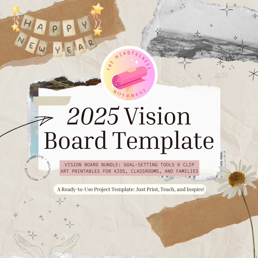 Vision Board Bundle: Goal-Setting Tools & Clip Art Printables for Kids, Classrooms, and Families